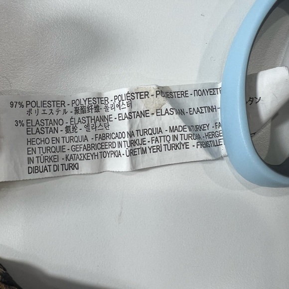 Zara Basics lightweight cheetah print elastic waist pleated cuff hem pockets - Picture 9 of 11